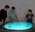 Evaluating a novel touch-based installation for fostering conversation.